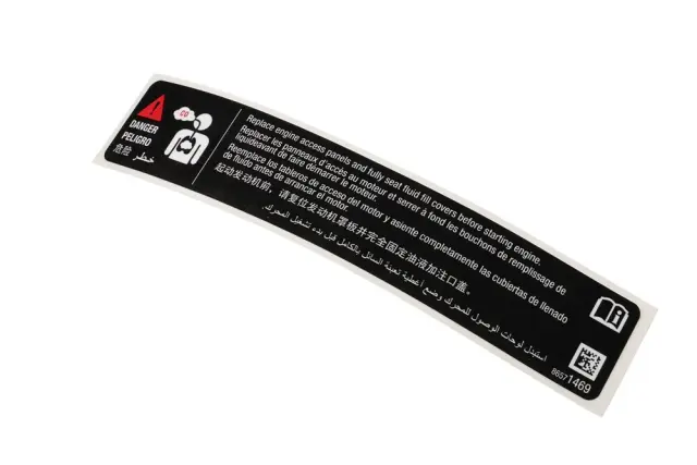Caution Label - GM (86571469) - view 2