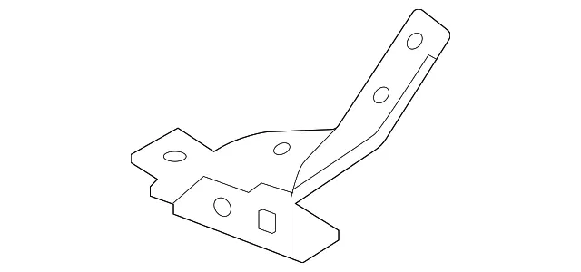 Fender Bracket - GM (86572165) - view 3
