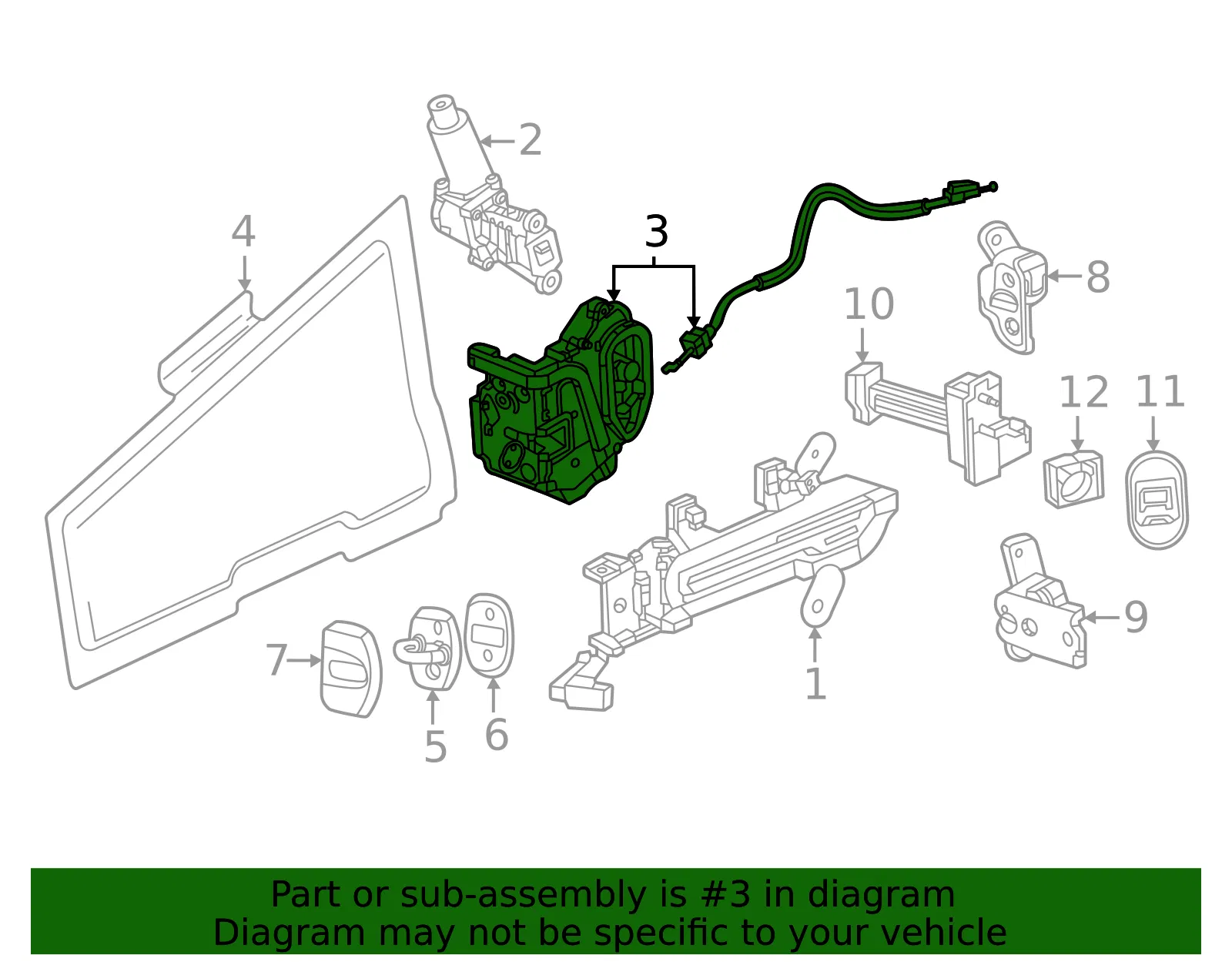 Latch - GM (86575061) - view 4