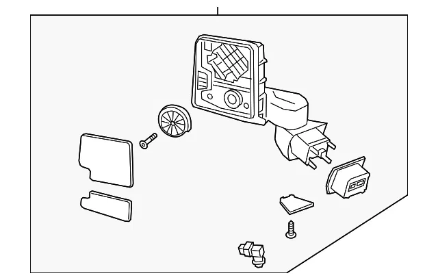 Mirror Assembly - GM (86582408)