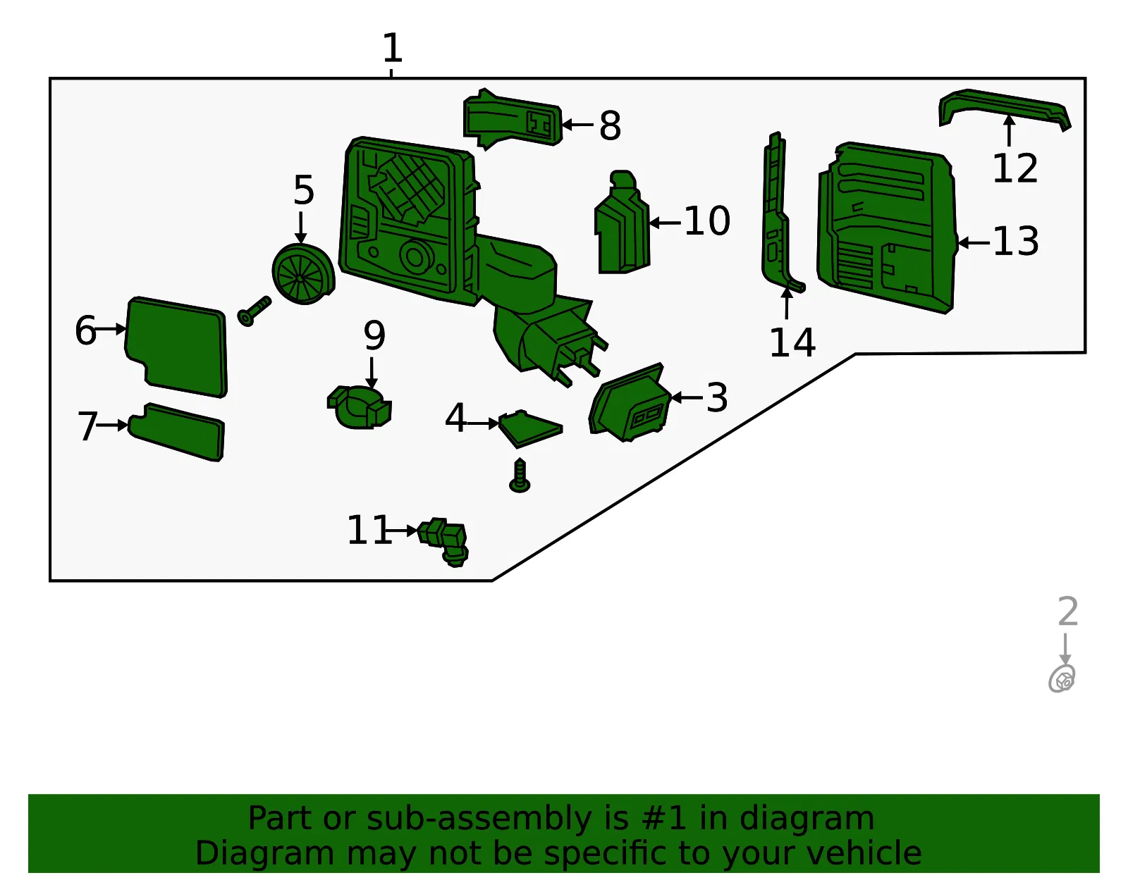 Mirror Assembly - GM (86582411) - view 4