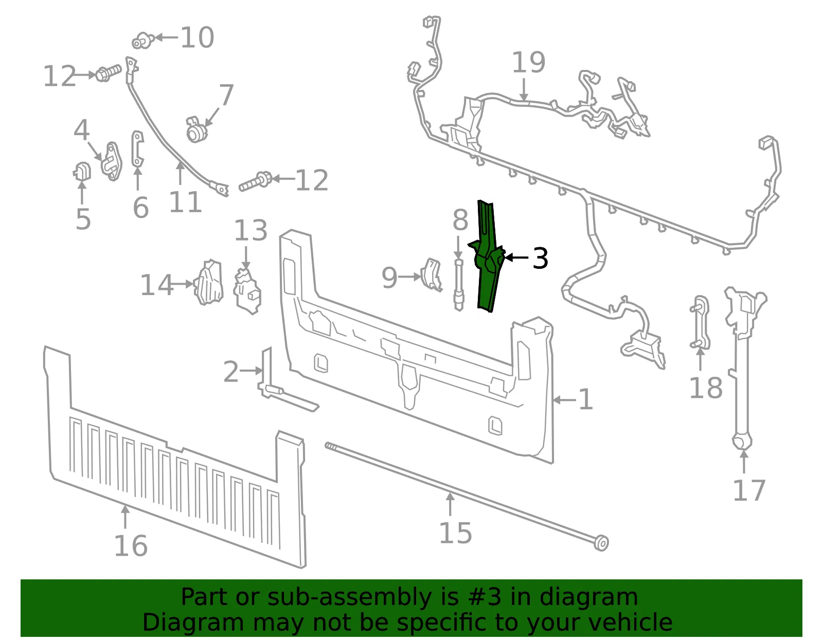 Hinge - GM (86771036) - view 3