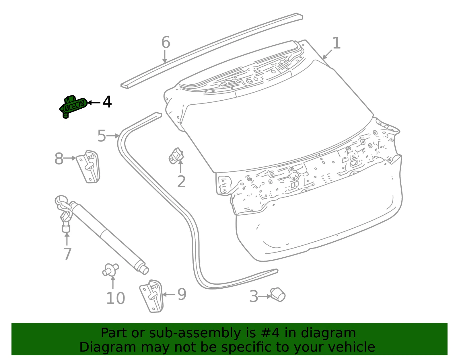 Hinge - GM (86772032) - view 3