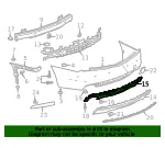 Front Grille Insert - GM (86773854) - view 8