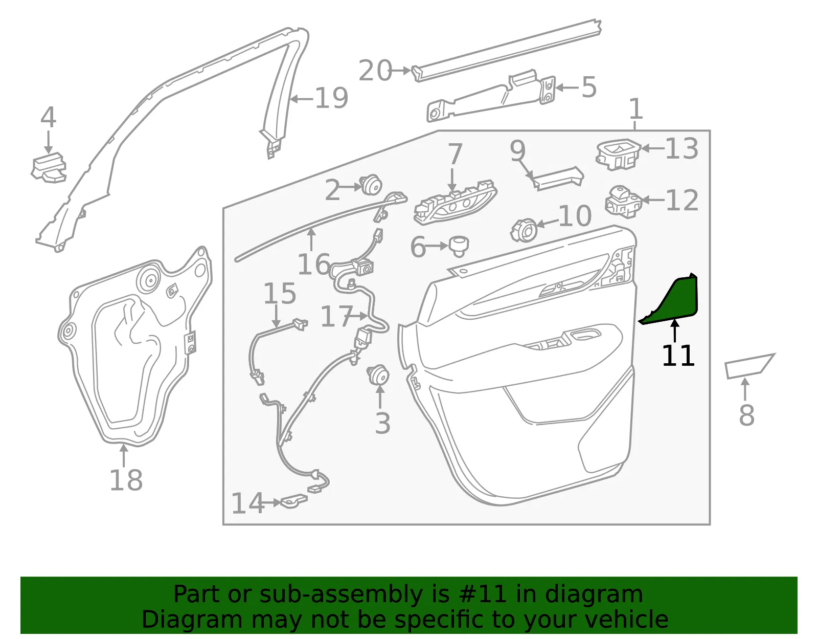 Front Grille - GM (86775764) - view 4