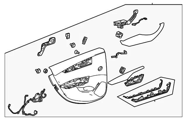 Door Trim Panel - GM (86780608)
