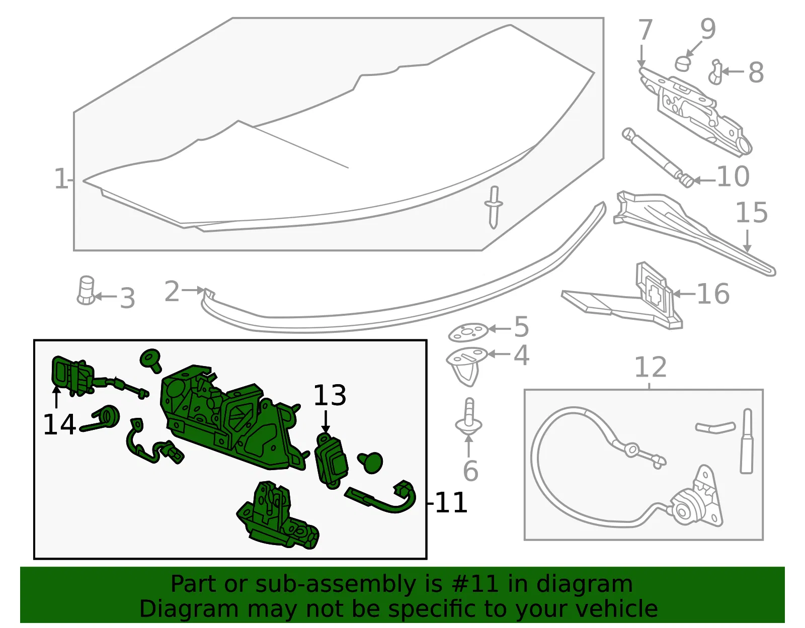 Latch Assembly - GM (86782301) - view 2