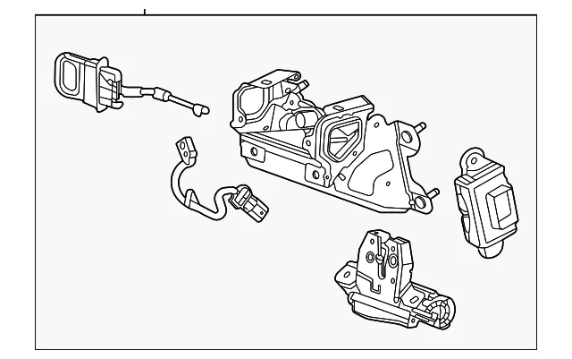 Latch Assembly - GM (86782303) - view 2