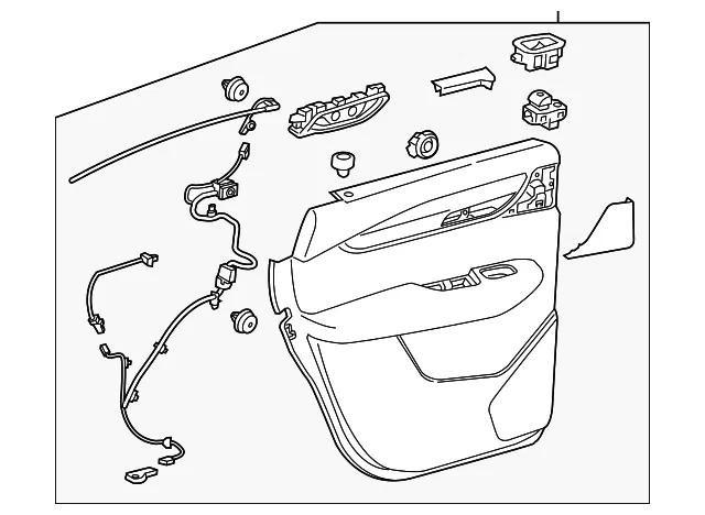 Door Trim Panel - GM (86783731) - view 2