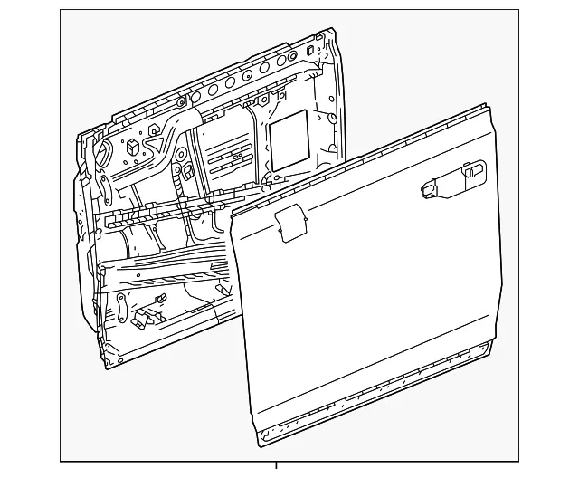 Door Shell - GM (86796298) - view 2