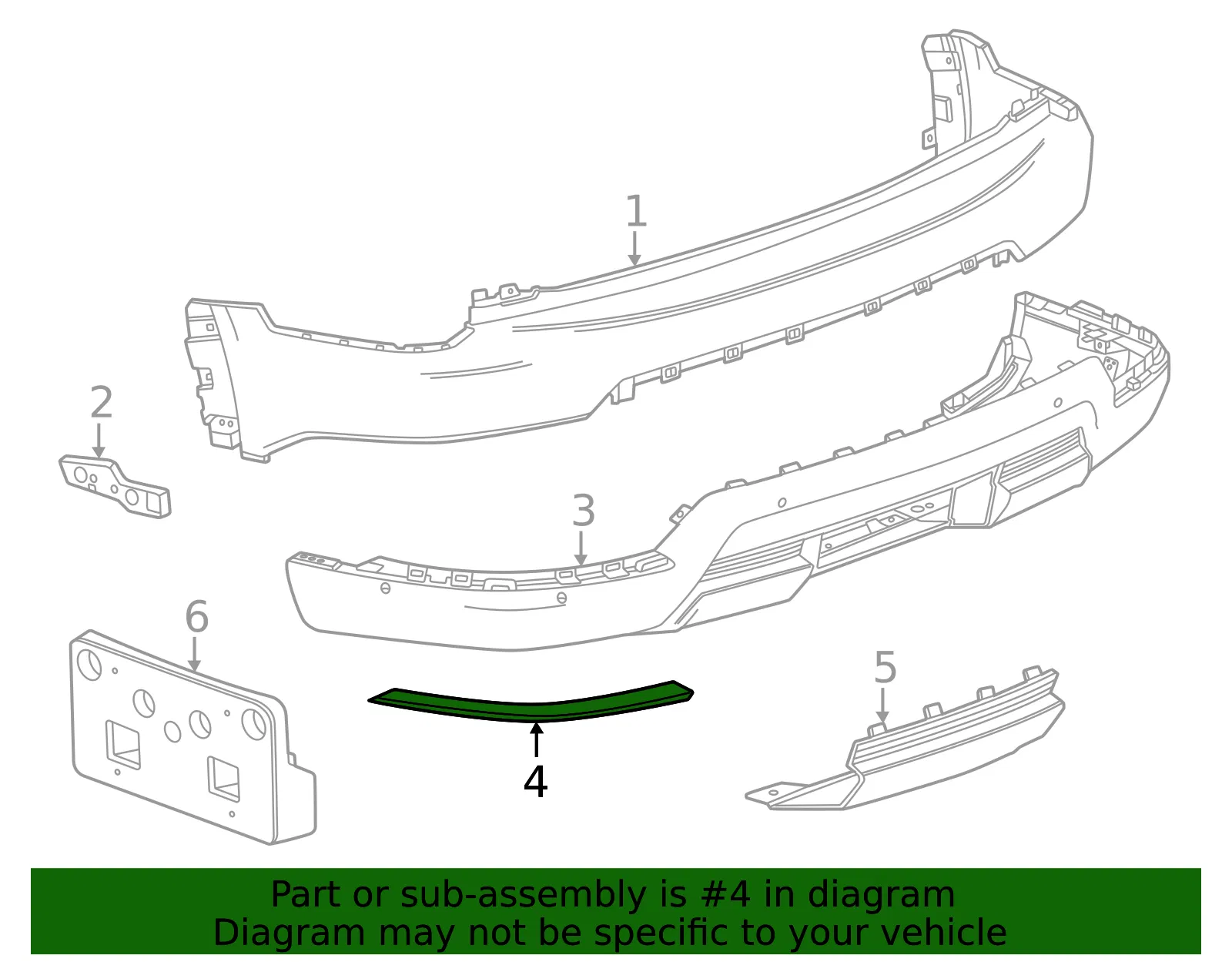 Molding - GM (86797366) - view 2