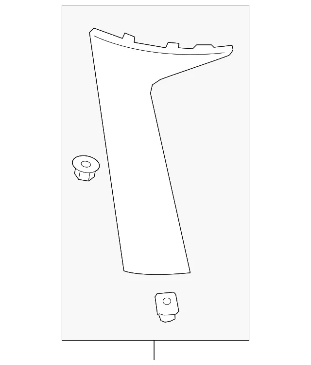 Molding - GM (86799299) - view 2