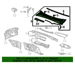 Cowl Grille - GM (86805142) - view 7