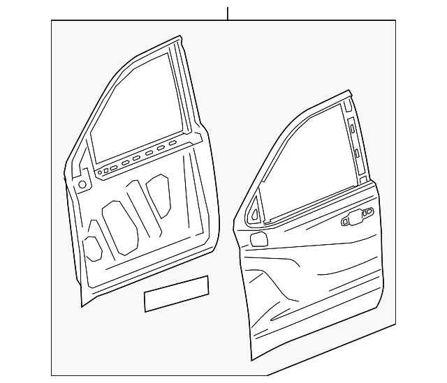 Door Shell - GM (86813356) - view 2