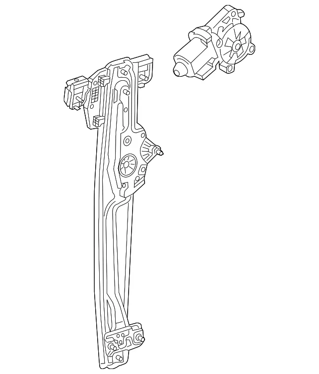 Window Regulator - GM (86818090) - view 3