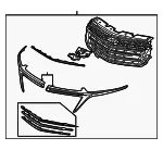 Grille Assembly - GM (86827713) - view 5