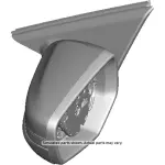 Mirror Assembly - GM (87812113) - view 3