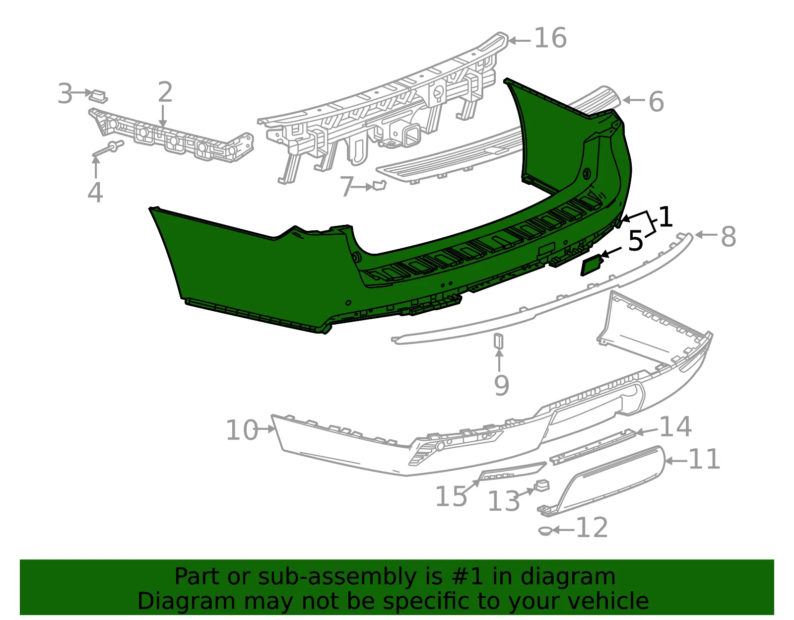 Bumper Cover - GM (87814045) - view 3