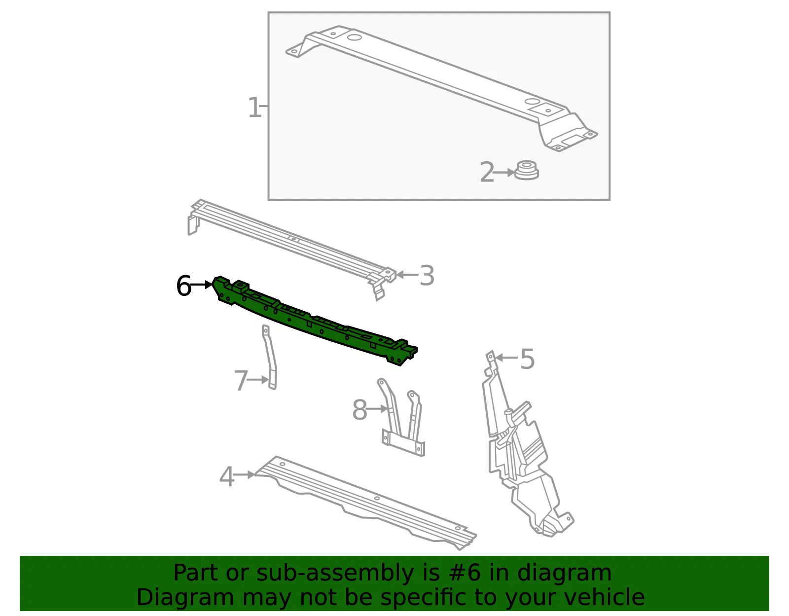 Latch Support - GM (87814530) - view 3