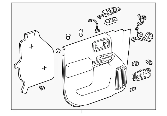 Door Trim Panel - GM (87816156) - view 6