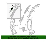 Inner Windshield Pillar Upper Bracket - GM (87817366) - view 7