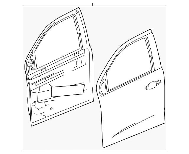 Door Shell - GM (87819882) - view 2