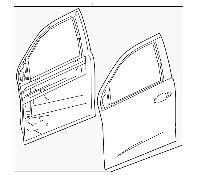 Door Shell - GM (87825458) - view 2
