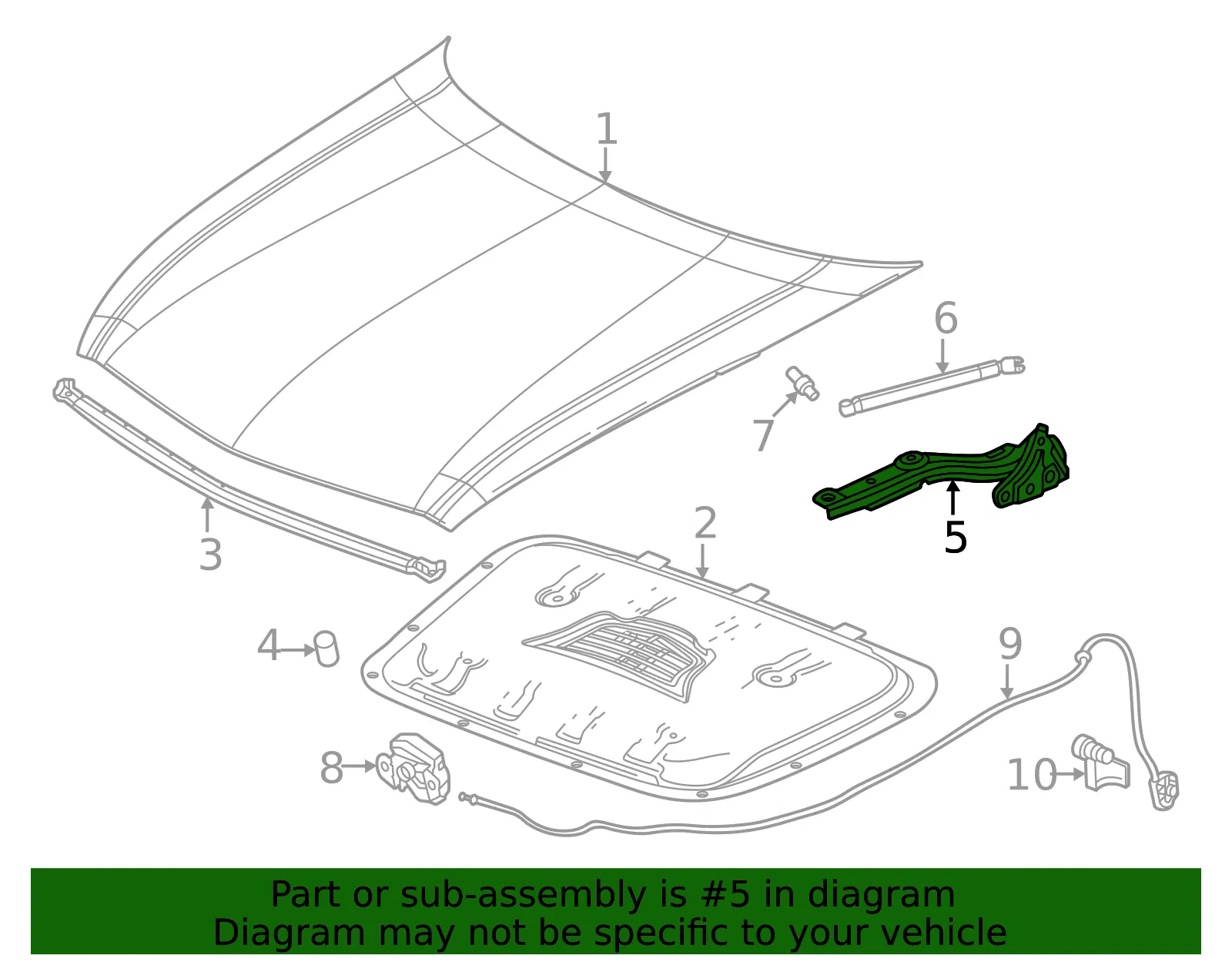 Hinge - GM (87831594) - view 3