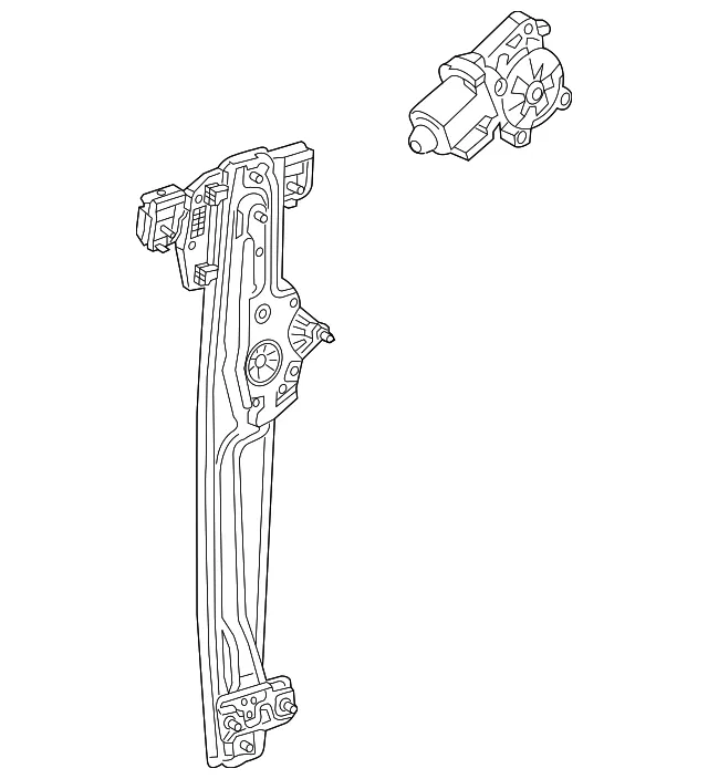Window Regulator - GM (87833811) - view 3
