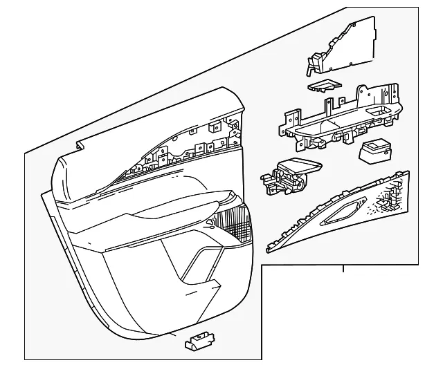 Door Trim Panel - GM (87837723)