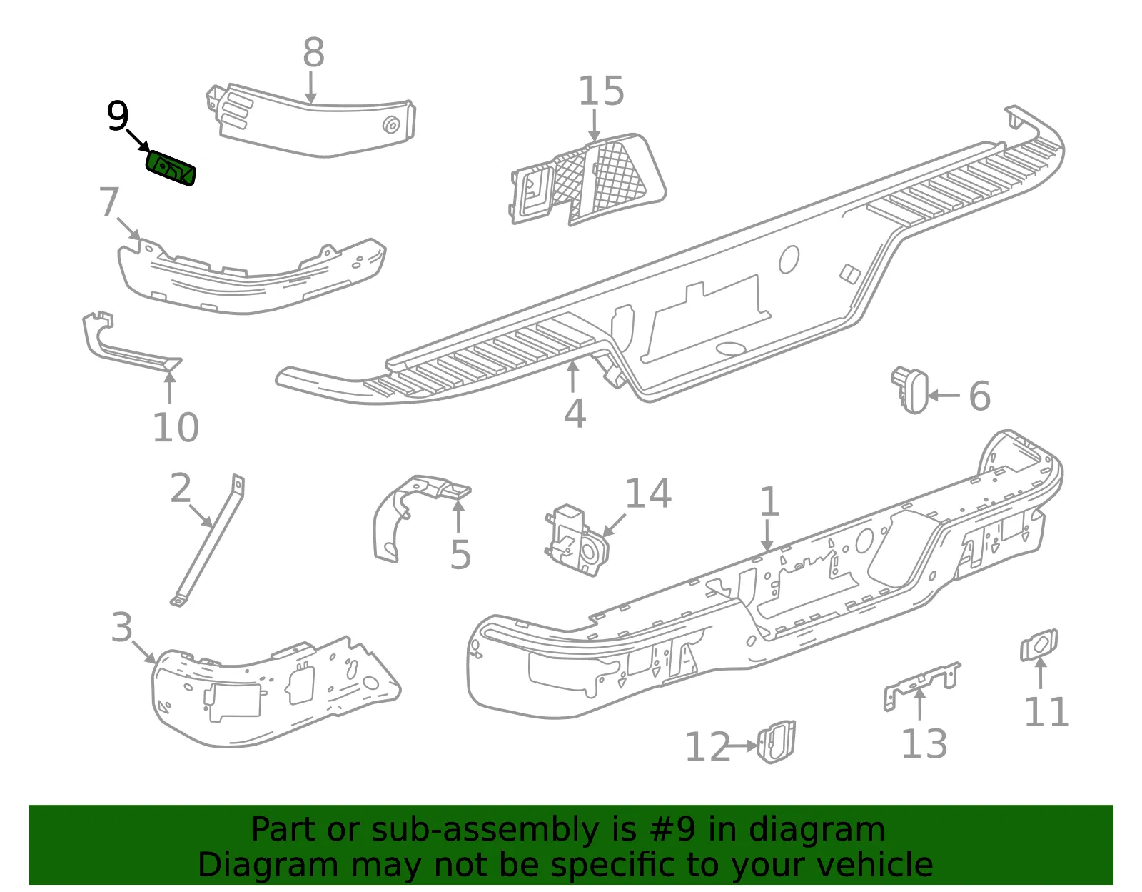 Nameplate - GM (87843049) - view 3