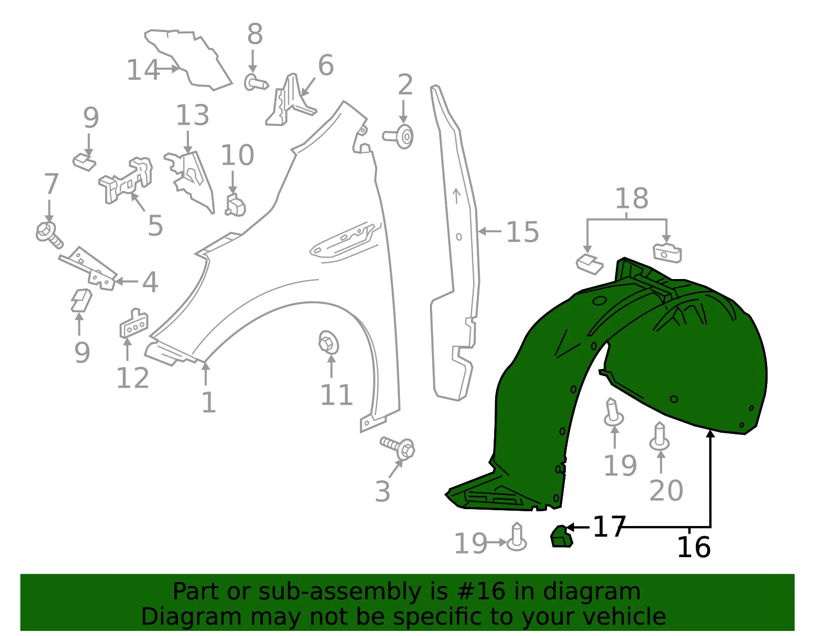 Fender Liner - GM (87844739) - view 4