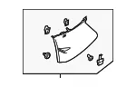 Upper Quarter Trim - GM (87848945) - view 5