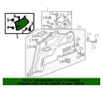 Upper Quarter Trim - GM (87848945) - view 6