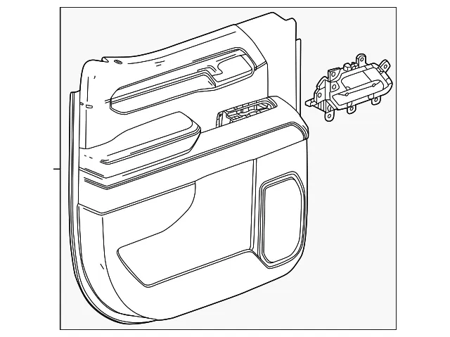 Door Trim Panel - GM (87850021)