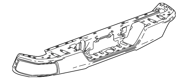 Bumper - GM (87854118) - view 2