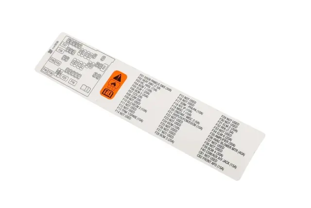 Front Label - GM (87860636) - view 6