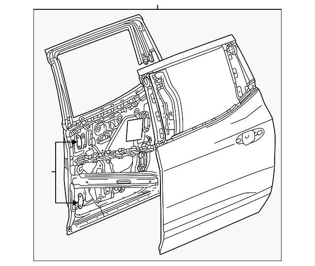 Door Shell - GM (87866336) - view 2