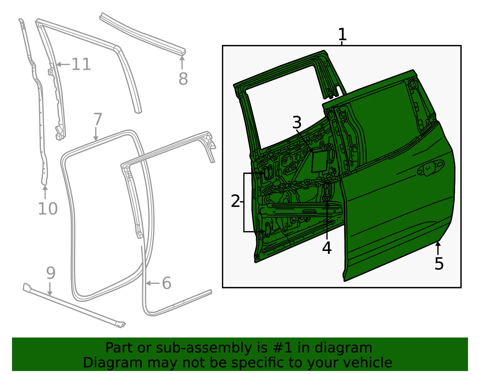 Door Shell - GM (87866336) - view 3