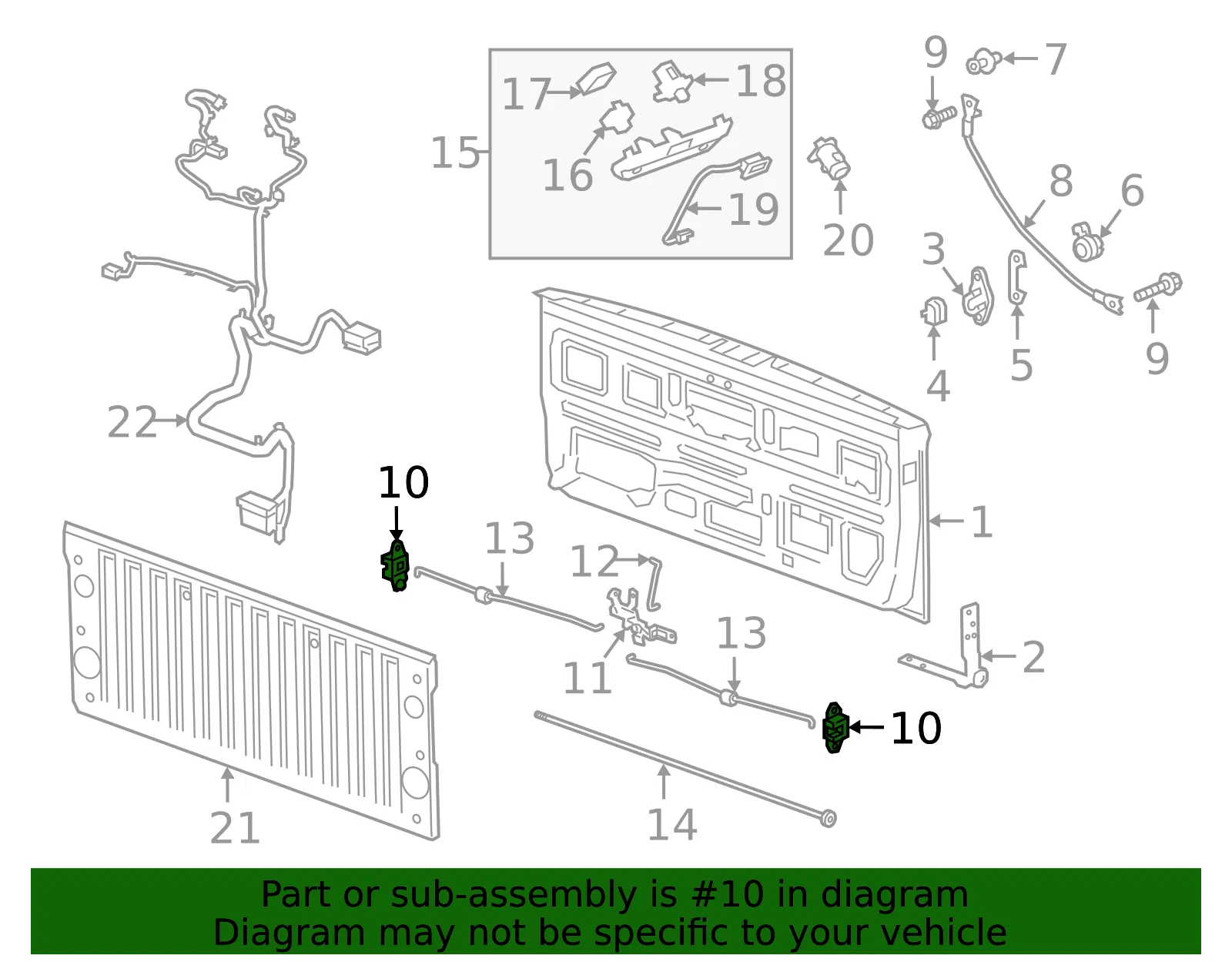 Latch - GM (87869326) - view 6