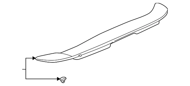 Spoiler Assembly R/End - GM (88890404)