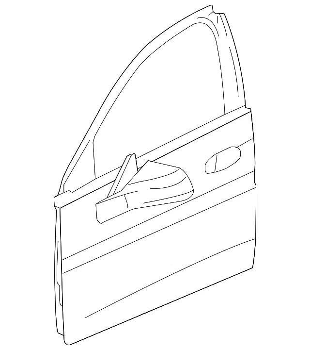 Door Assembly Front Side (Complete) - GM (88948632)