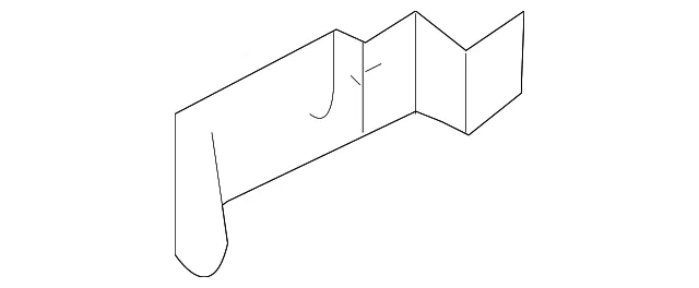 Pull Handle Bracket - GM (88952741)
