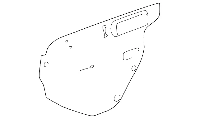 Deflector Rear S/D Wat - GM (88970938)