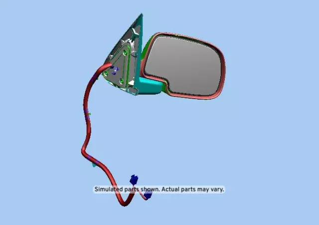 Passenger Side Mirror - GM (88980722) - view 2