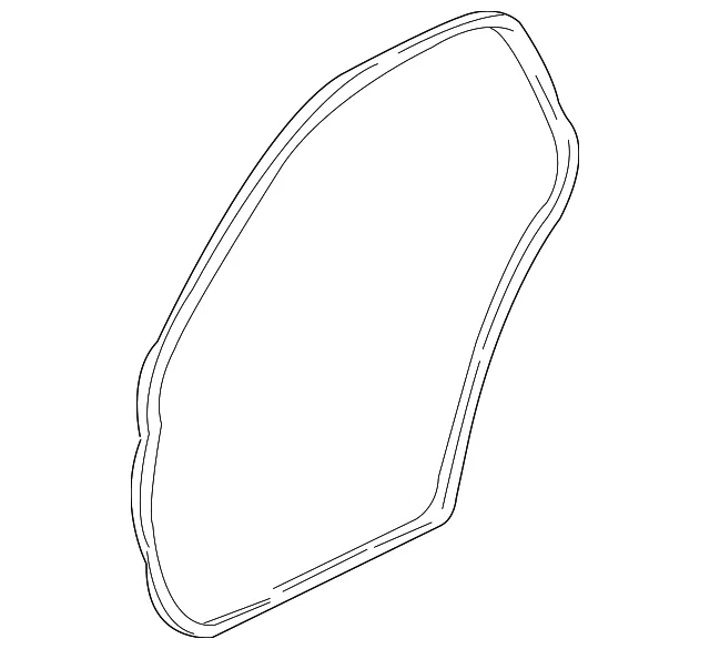 Weatherstrip Assembly Rear S/D Au - GM (89022832)