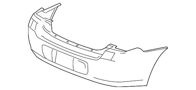Rear Bumper Cover - GM (89025067)