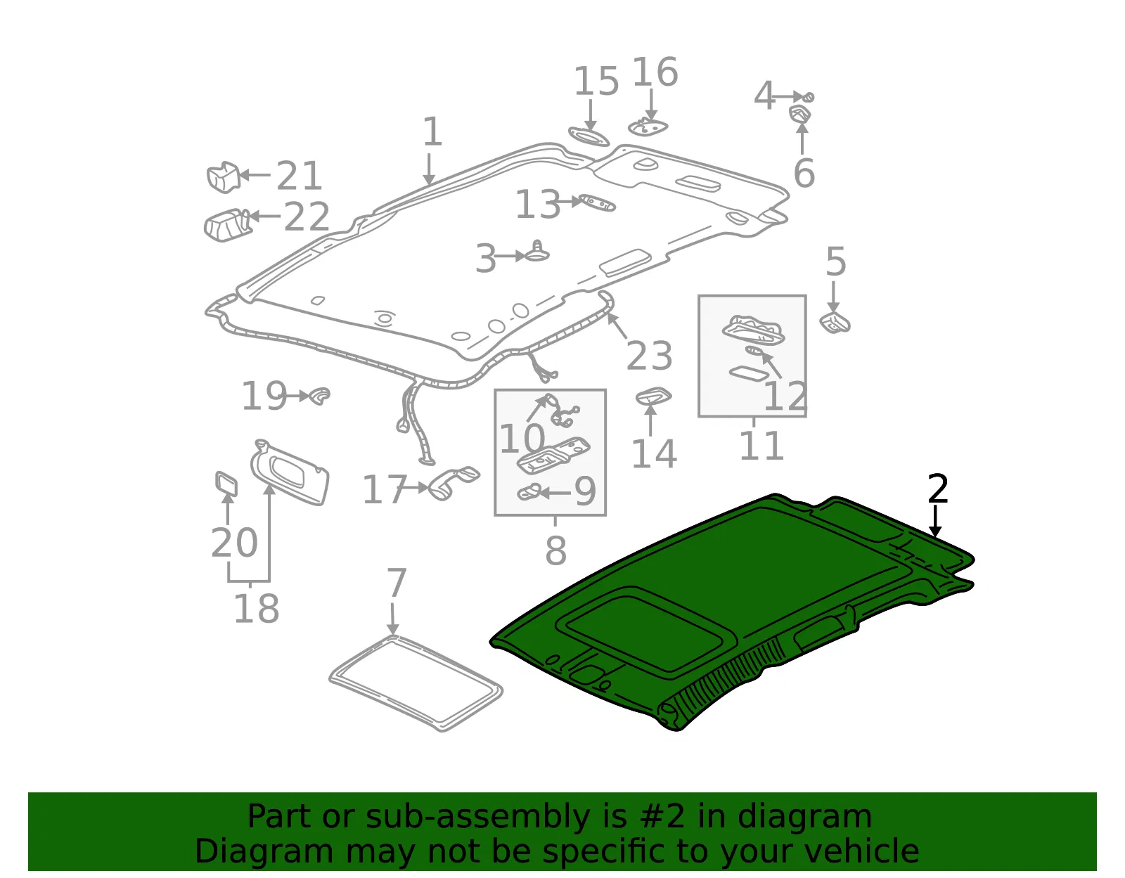 Headliner - GM (89026479) - view 2