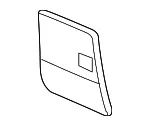 Grille Rdo Rear S/D Spkr - GM (89038858) - view 3