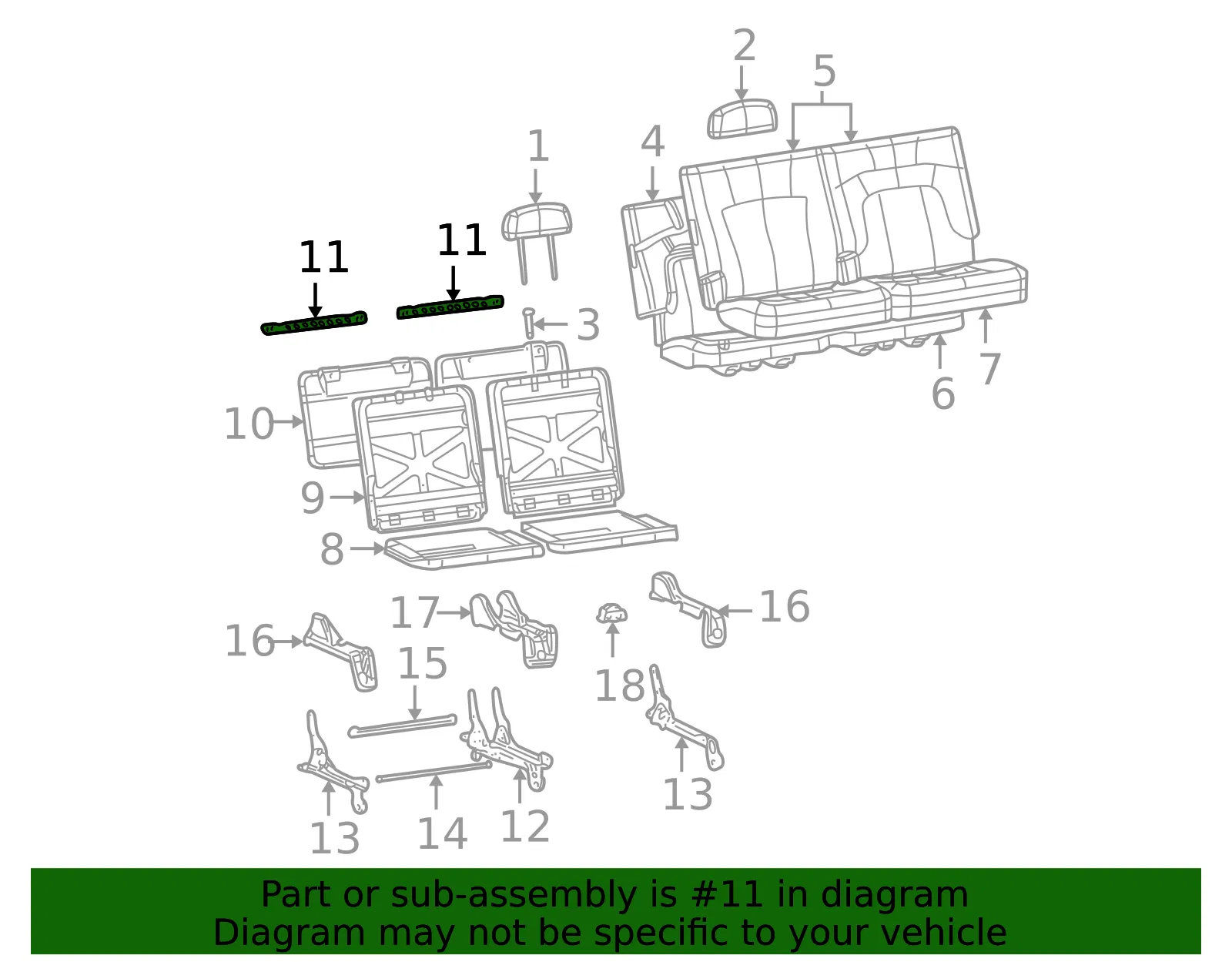 Upper Hinge - GM (89042315) - view 2